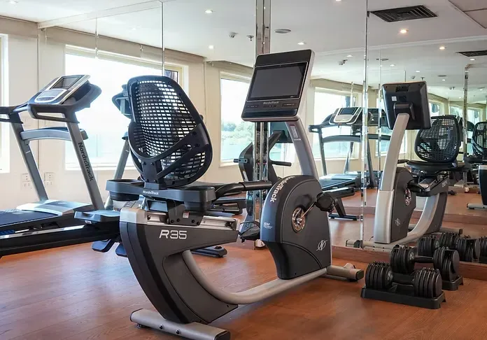 Gym aboard the MS Nile Premium Nile Cruise Nile cruise
